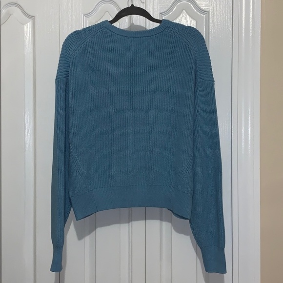 REFORMATION Winnie Sweater in Dusk Blue - Picture 7 of 11